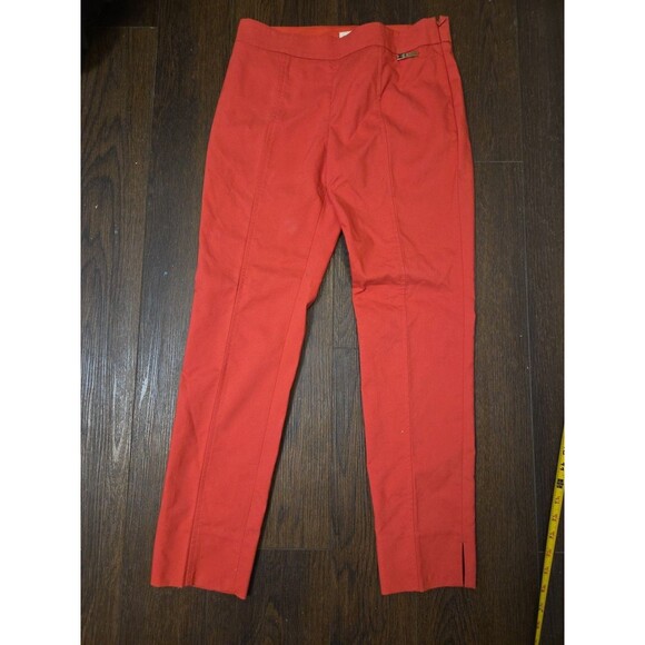 Tory Burch Red Pepper 'Callie' Size 0 Slim Fit Ankle Pants Trousers - Picture 1 of 9